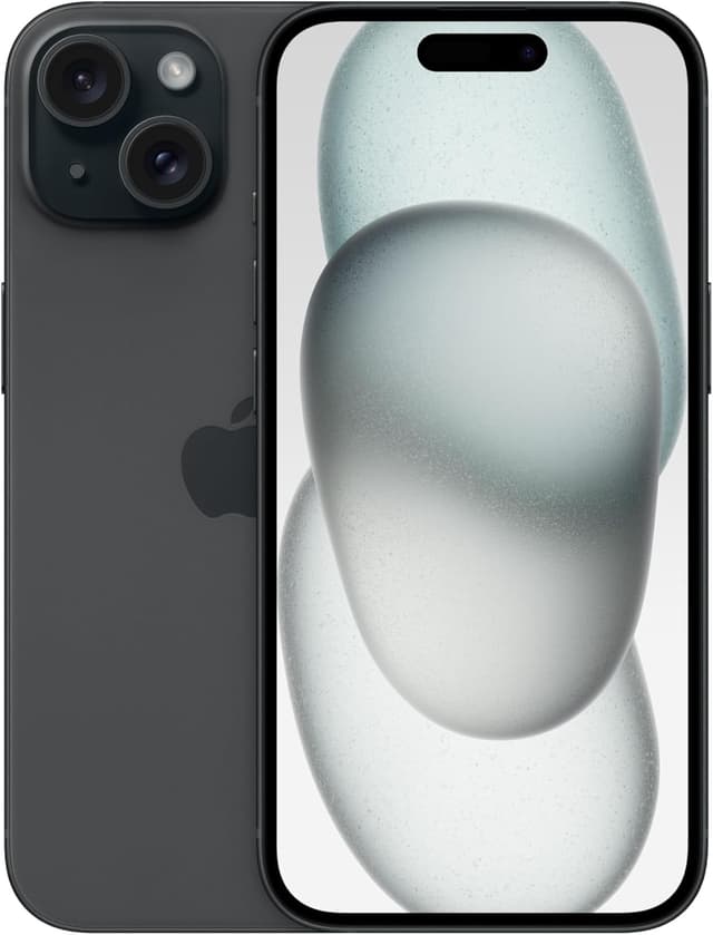 Apple iPhone 15 128Go - Noir - eSIM (Reconditionné)